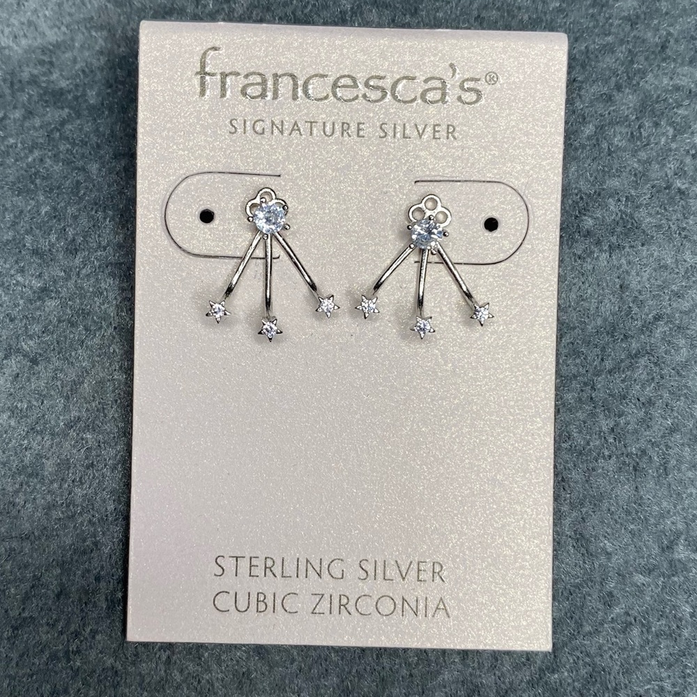 Francesca’s Back Dangle Earrings